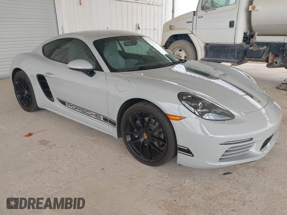 2024 Porsche 718 Cayman with VIN WP0AA2A83RK255017, listed as a IAAI auction lot 41745890 with 15,429 mi miles and . Bid and sale history available at DreamBid. Image 1.