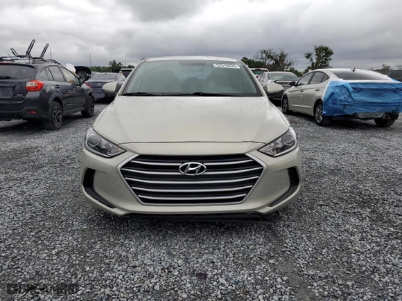 2017 Hyundai Elantra SE with VIN KMHD74LF2HU395528, listed as a Copart auction lot 52315635 with 66,228 mi miles and Non Repairable. Bid and sale history available at carsss.com. Image 5.