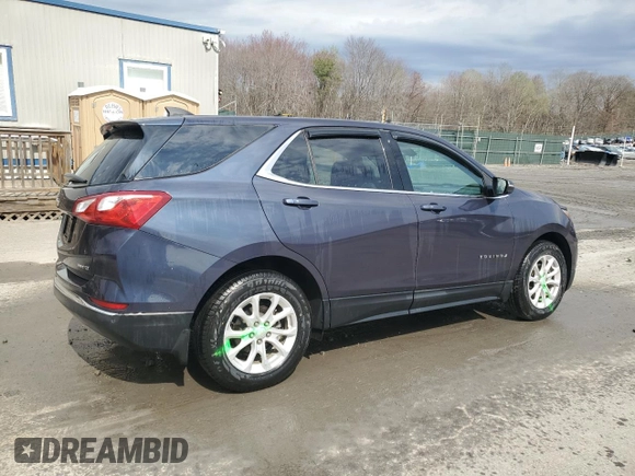 2018 Chevrolet Equinox LT with VIN 3GNAXSEV0JS552678, listed as a Copart auction lot 53237415 with 58,370 mi miles and Salvage Title. Bid and sale history available at carsss.com. Image 3.