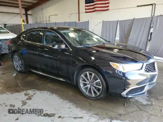 2018 Acura TLX Technology with VIN 19UUB3F52JA001454, listed as a Copart auction lot 60721805 with 87,447 mi miles and Salvage title. Bid and sale history available at DreamBid. Image 4.