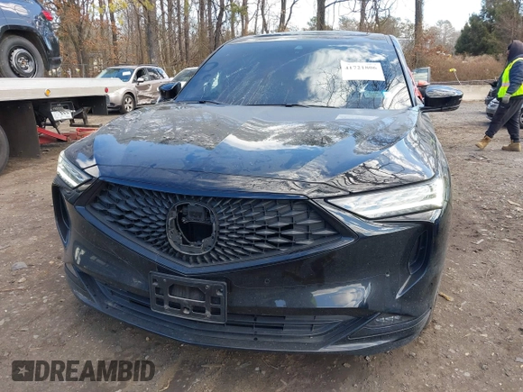 2024 Acura MDX w/A-Spec Package with VIN 5J8YE1H09RL010800, listed as a IAAI auction lot 41721806 with 25,525 mi miles and . Bid and sale history available at DreamBid. Image 12.