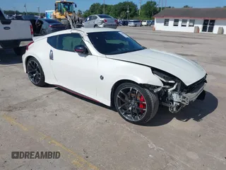 2019 Nissan 370Z Sport Touring with VIN JN1AZ4EH1KM420123, listed as a IAAI auction lot 41995950 with 82,678 mi miles and . Bid and sale history available at DreamBid. Image 1.