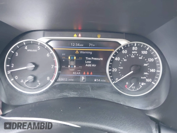 2022 Nissan Sentra SV with VIN 3N1AB8CV5NY210243, listed as a IAAI auction lot 41808972 with 63,612 mi miles and . Bid and sale history available at DreamBid. Image 7.