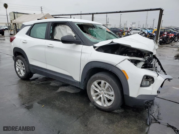 2023 Chevrolet TrailBlazer LS with VIN KL79MMS24PB174621, listed as a Copart auction lot 47887315 with 28,618 mi miles and Salvage Title. Bid and sale history available at carsss.com. Image 4.