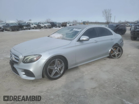 2017 Mercedes-Benz E 300 Luxury with VIN WDDZF4KB5HA043417, listed as a Copart auction lot 89314845 with Not provided miles and Salvage title. Bid and sale history available at DreamBid. Image 1.