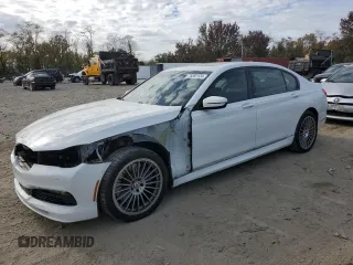 2018 BMW 7 Series ALPINA B7 xDrive with VIN WBA7F2C53JG856267, listed as a Copart auction lot 78383124 with 54,388 mi miles and Salvage Title. Bid and sale history available at carsss.com. Image 1.