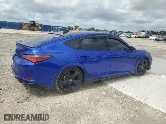 2023 Acura Integra Technology with VIN 19UDE4H61PA008603, listed as a Copart auction lot 63264645 with 24,082 mi miles and Salvage title. Bid and sale history available at DreamBid. Image 3.