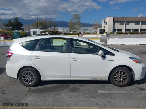 2017 Toyota Prius v Two with VIN JTDZN3EU9HJ063285, listed as a IAAI auction lot 41696704 with 411,285 mi miles. Bid and sale history available at carsss.com. Image 14.