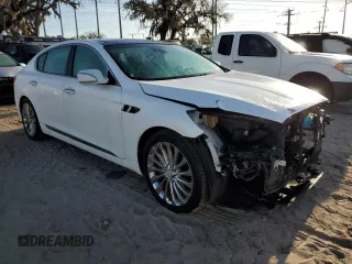 2017 Kia K900 Luxury with VIN KNALW4D45H6036076, listed as a Copart auction lot 83567944 with 59,820 mi miles and Salvage title. Bid and sale history available at DreamBid. Image 4.