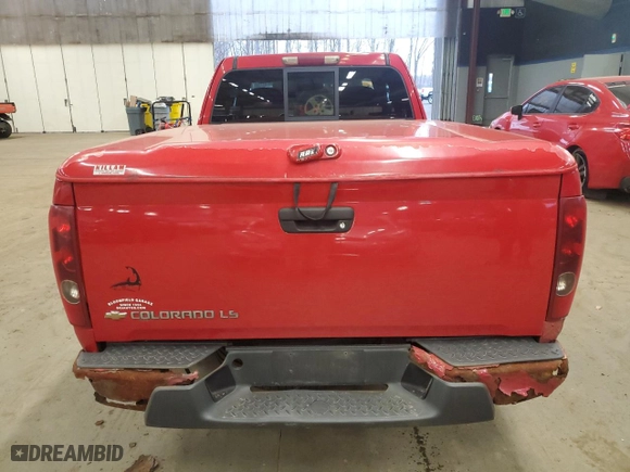 2005 Chevrolet Colorado LS Z85 with VIN 1GCCS196758130225, listed as a Copart auction lot 47743215 with 144,262 mi miles and Clean Title. Bid and sale history available at carsss.com. Image 6.