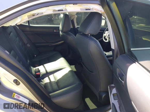 2015 Lexus IS 250 with VIN JTHCF1D23F5021139, listed as a IAAI auction lot 42105880 with 141,580 mi miles and . Bid and sale history available at DreamBid. Image 8.