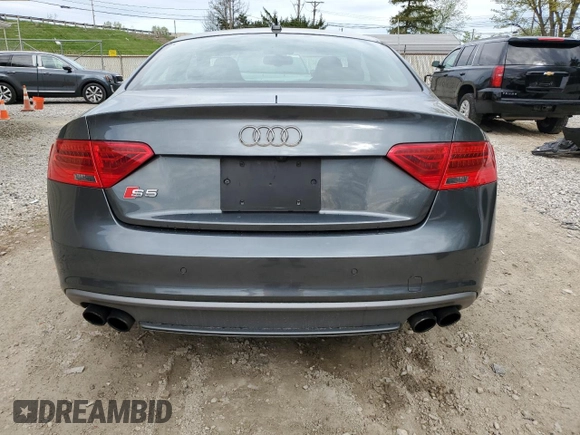 2015 Audi S5 Premium Plus with VIN WAUGGAFR3FA005148, listed as a Copart auction lot 52373864 with 139,866 mi miles and Salvage Title. Bid and sale history available at carsss.com. Image 6.