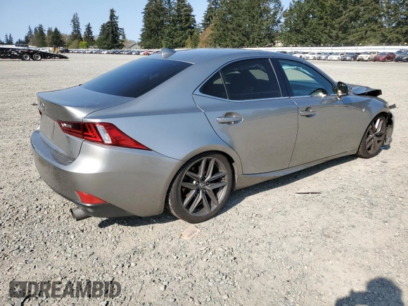 2015 Lexus IS 250 z VIN JTHCF1D21F5019549, wystawiony jako Copart lot #54077215 z przebiegiem 68 672 mil mil oraz Szkoda całkowita • Salvage title. Historia ofert i sprzedaży dostępna na DreamBid. Obrazek 3.