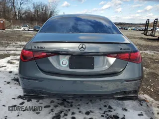 2023 Mercedes-Benz S-Class S 580 with VIN W1K6G7GB6PA195876, listed as a Copart auction lot 42567275 with 7,738 mi miles and Salvage Title. Bid and sale history available at carsss.com. Image 6.