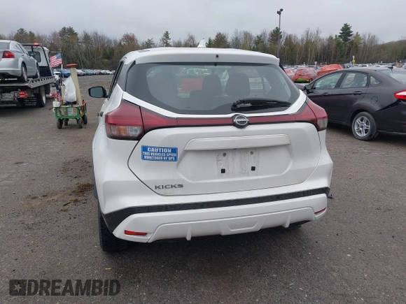 2022 Nissan Kicks S with VIN 3N1CP5BV5NL506726, listed as a IAAI auction lot 42175896 with 40,876 mi miles. Bid and sale history available at carsss.com. Image 16.