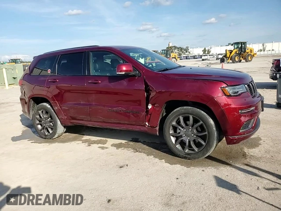 2020 Jeep Grand Cherokee Overland with VIN 1C4RJFCG9LC294582, listed as a Copart auction lot 43921225 with 41,759 mi miles and Salvage Title. Bid and sale history available at carsss.com. Image 14.