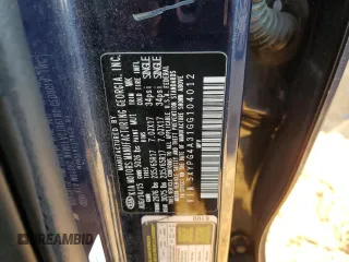 2016 Kia Sorento LX with VIN 5XYPG4A31GG104012, listed as a Copart auction lot 81828454 with 183,133 mi miles and Salvage Title. Bid and sale history available at carsss.com. Image 13.