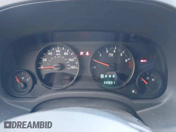 2012 Jeep Compass Sport with VIN 1C4NJDBB2CD577392, listed as a IAAI auction lot 41897809 with 20,801 mi miles. Bid and sale history available at carsss.com. Image 7.