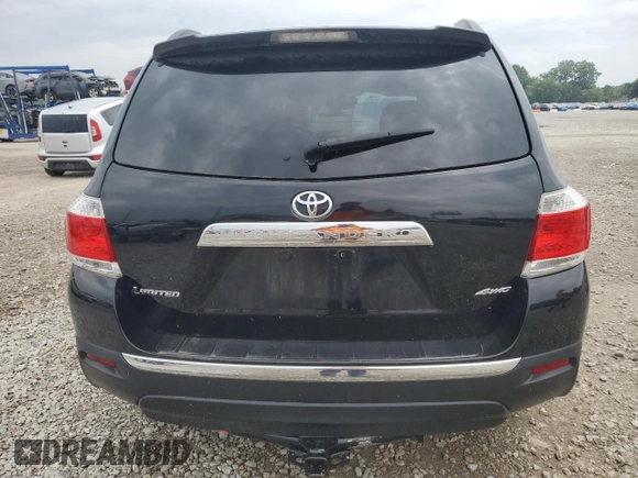 2012 Toyota Highlander Limited with VIN 5TDDK3EH5CS105761, listed as a Copart auction lot 60208055 with 167,190 mi miles and Clean title. Bid and sale history available at DreamBid. Image 6.