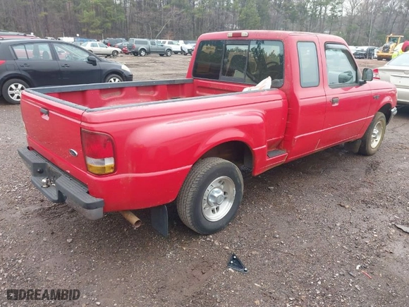 1997 Ford Ranger XL with VIN 1FTCR14A1VPA56362, listed as a IAAI auction lot 41572393 with 147,073 mi miles. Bid and sale history available at carsss.com. Image 4.