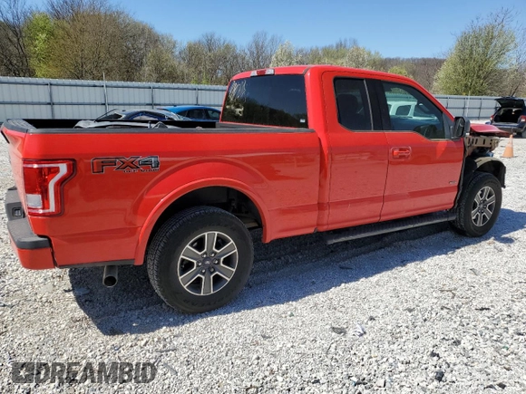 2017 Ford F-150 XL with VIN 1FTEX1EP0HKC31624, listed as a Copart auction lot 49721285 with 118,343 mi miles and Salvage Title. Bid and sale history available at carsss.com. Image 3.