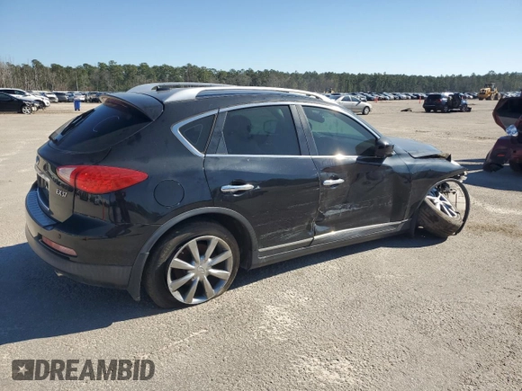 2013 Infiniti EX Journey with VIN JN1BJ0HP4DM430218, listed as a Copart auction lot 45912795 with Not provided miles and Salvage title. Bid and sale history available at DreamBid. Image 3.
