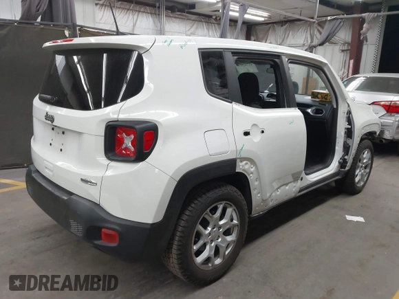 2018 Jeep Renegade Altitude z VIN ZACCJABB6JPH79544, wystawiony jako IAAI lot #41742928 z przebiegiem 59 540 mil mil oraz . Historia ofert i sprzedaży dostępna na DreamBid. Obrazek 4.