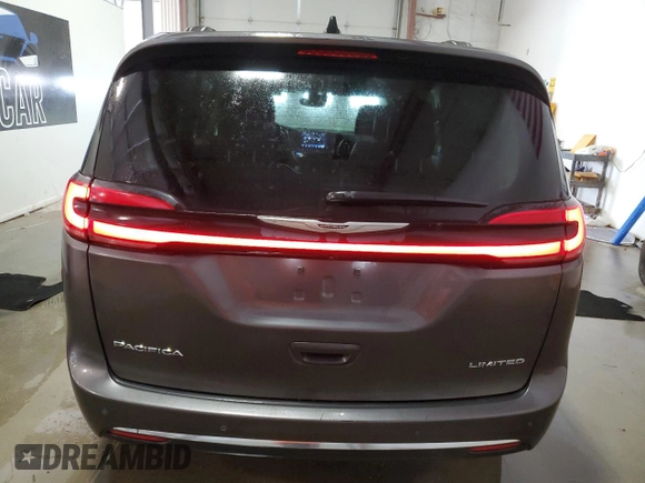 2023 Chrysler Pacifica Limited with VIN 2C4RC1GG8PR535410, listed as a Copart auction lot 60606085 with 74,370 mi miles and Clean title. Bid and sale history available at DreamBid. Image 6.