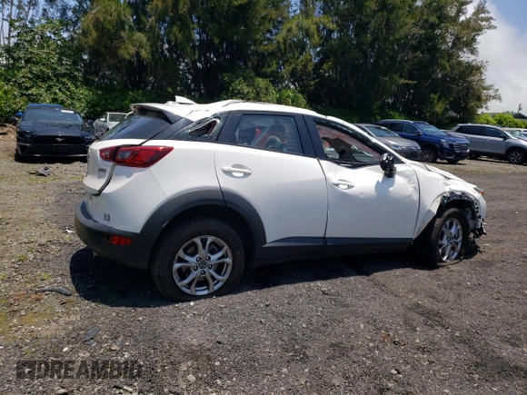 2017 Mazda CX-3 Sport with VIN JM1DKDB78H0157347, listed as a Copart auction lot 57710494 with 0 mi miles and Salvage Title. Bid and sale history available at carsss.com. Image 3.