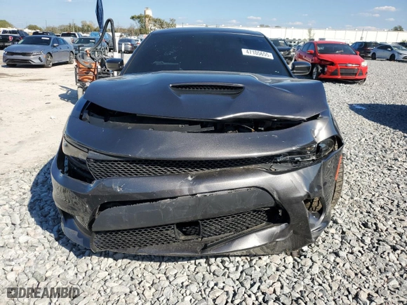 2018 Dodge Charger R/T Scat Pack with VIN 2C3CDXGJ9JH200370, listed as a Copart auction lot 47105655 with NaN miles and Salvage Title. Bid and sale history available at carsss.com. Image 5.
