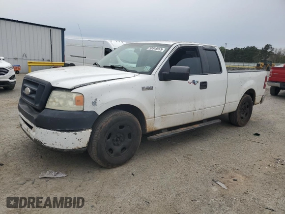 2008 Ford F-150 STX with VIN 1FTRX12W28KD35609, listed as a Copart auction lot 50948055 with 416,130 mi miles and Salvage Title. Bid and sale history available at carsss.com. Image 1.
