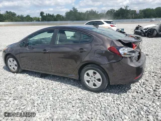 2017 Kia Forte LX with VIN 3KPFK4A73HE099214, listed as a Copart auction lot 52723585 with 45,121 mi miles and Salvage Title. Bid and sale history available at carsss.com. Image 2.