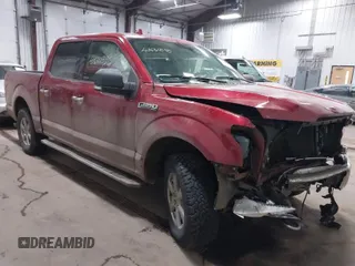 2018 Ford F-150 XL with VIN 1FTEW1EP7JFD52880, listed as a IAAI auction lot 41680595 with 60,740 mi miles. Bid and sale history available at carsss.com. Image 1.