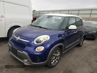 2015 FIAT 500L Urbana Trekking with VIN ZFBCFADH4FZ033544, listed as a Copart auction lot 76069444 with 85,063 mi miles and Salvage Title. Bid and sale history available at carsss.com. Image 1.