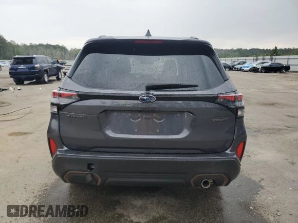 2025 Subaru Forester Special Sports z VIN JF2SLDHC9SH486755, wystawiony jako Copart lot #55978925 z przebiegiem 1 849 mil mil oraz Szkoda całkowita • Salvage title. Historia ofert i sprzedaży dostępna na DreamBid. Obrazek 6.