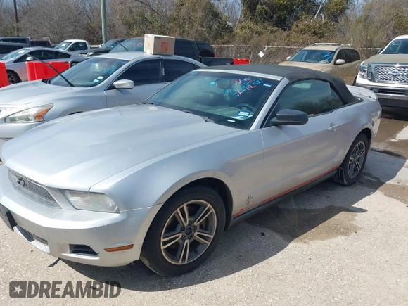 2012 Ford Mustang V6 with VIN 1ZVBP8EM4C5286227, listed as a IAAI auction lot 41638279 with Not Provided miles and . Bid and sale history available at carsss.com. Image 6.