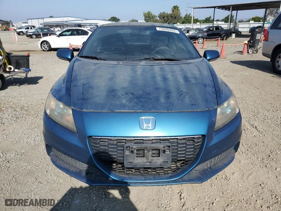 2013 Honda CR-Z with VIN JHMZF1D40DS003997, listed as a Copart auction lot 72840494 with 179,693 mi miles and Salvage Title. Bid and sale history available at carsss.com. Image 5.