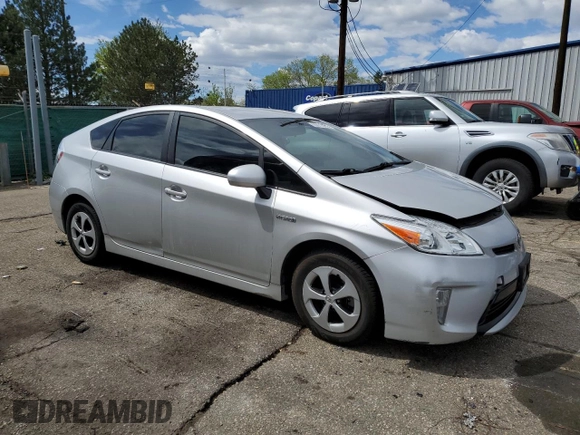 2013 Toyota Prius One with VIN JTDKN3DU0D5586264, listed as a Copart auction lot 55072005 with 105,115 mi miles and Salvage Title. Bid and sale history available at DreamBid. Image 4.