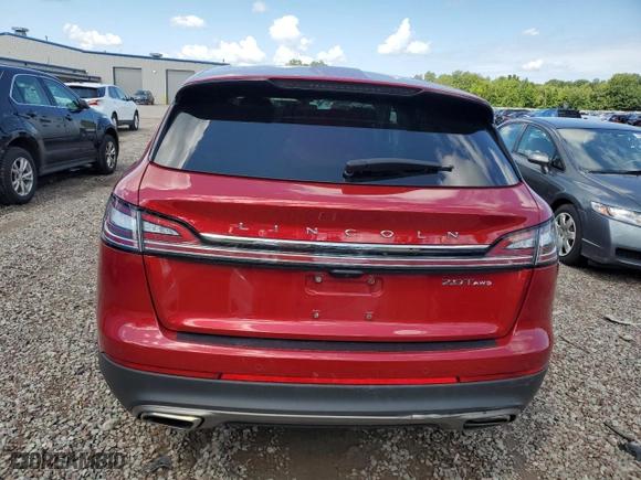 2020 Lincoln Nautilus Standard with VIN 2LMPJ8J98LBL00346, listed as a Copart auction lot 67943884 with 46,143 mi miles and Salvage Title. Bid and sale history available at carsss.com. Image 6.