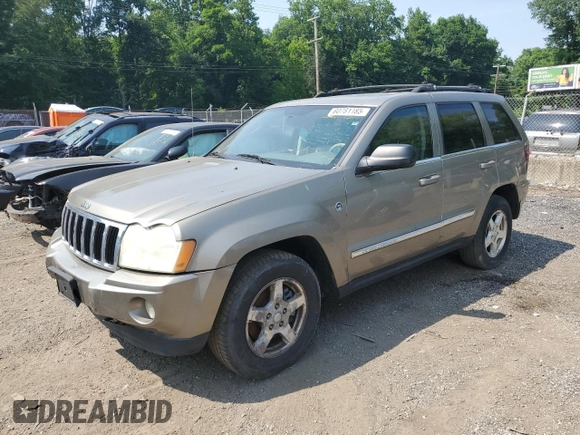 2006 Jeep Grand Cherokee Limited with VIN 1J4HR58N36C204427, listed as a Copart auction lot 60781185 with Not provided miles and Salvage title. Bid and sale history available at DreamBid. Image 1.