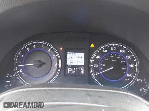 2015 Infiniti Q40 with VIN JN1CV6AR8FM650889, listed as a IAAI auction lot 42141488 with 101,478 mi miles. Bid and sale history available at carsss.com. Image 7.