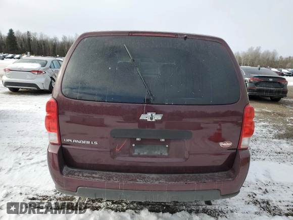 2009 Chevrolet Uplander LS with VIN 1GNDV23189D108866, listed as a Copart auction lot 86977734 with 228,276 mi miles and Salvage Title. Bid and sale history available at carsss.com. Image 6.