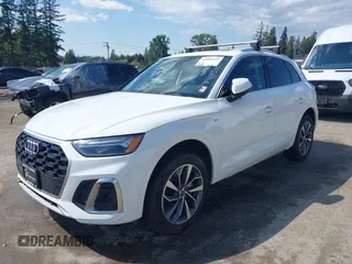 2022 Audi Q5 S line Premium Plus with VIN WA1EAAFY9N2112369, listed as a IAAI auction lot 42085322 with 58,303 mi miles and . Bid and sale history available at DreamBid. Image 17.