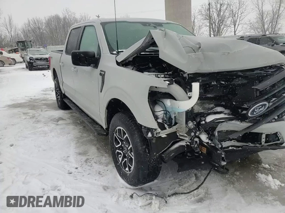 2023 Ford F-150 XL with VIN 1FTFW1E85PKD04873, listed as a Copart auction lot 44853635 with 33,438 mi miles and Non Repairable. Bid and sale history available at carsss.com. Image 14.
