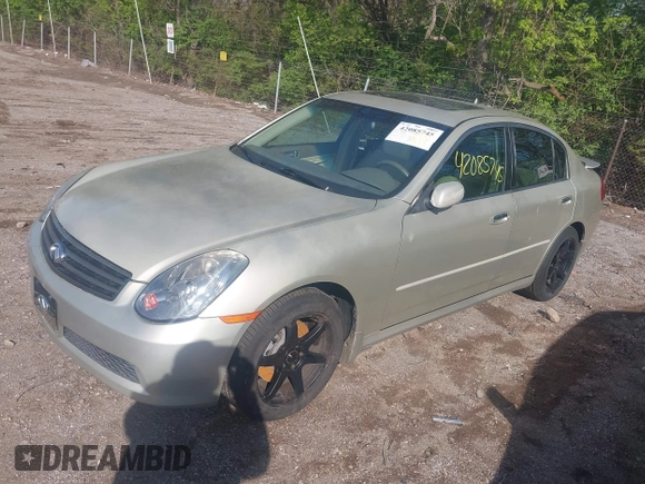 2006 Infiniti G35 with VIN JNKCV51F76M601968, listed as a IAAI auction lot 42085745 with 135,833 mi miles and . Bid and sale history available at DreamBid. Image 17.