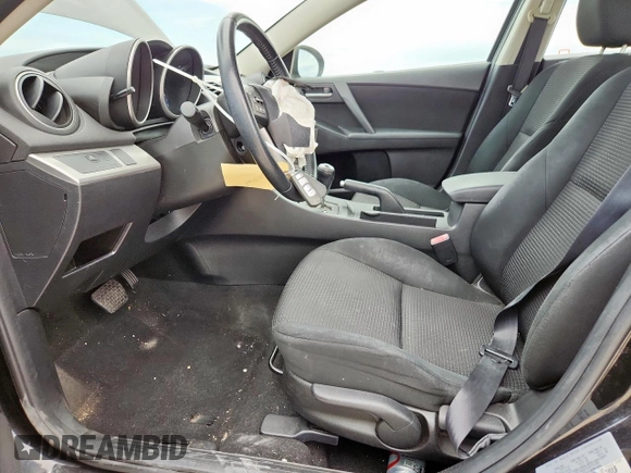 2013 Mazda 3 i Touring with VIN JM1BL1V79D1801389, listed as a Copart auction lot 60032105 with 123,384 mi miles and Salvage title. Bid and sale history available at DreamBid. Image 7.