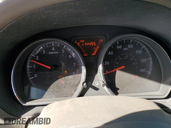 2014 Nissan Versa SV with VIN 3N1CN7AP7EL860106, listed as a Copart auction lot 83854594 with 114,455 mi miles and Salvage Title. Bid and sale history available at carsss.com. Image 9.
