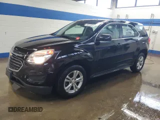 2017 Chevrolet Equinox LS z VIN 2GNALBEK9H1599327, wystawiony jako Copart lot #57509365 z przebiegiem 75 662 mil mil oraz Czysty tytuł • Clean title. Historia ofert i sprzedaży dostępna na DreamBid. Obrazek 1.