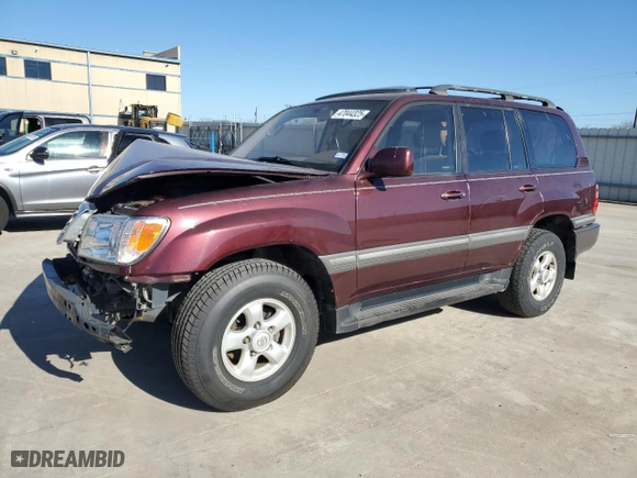 1999 Toyota Land Cruiser with VIN JT3HT05J4X0044917, listed as a Copart auction lot 47044325 with 0 mi miles and Clean Title. Bid and sale history available at carsss.com. Image 1.