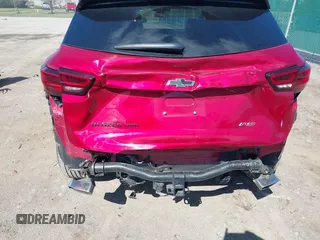2023 Chevrolet Blazer RS with VIN 3GNKBKRS9PS168281, listed as a IAAI auction lot 41904523 with 28,588 mi miles and . Bid and sale history available at DreamBid. Image 6.